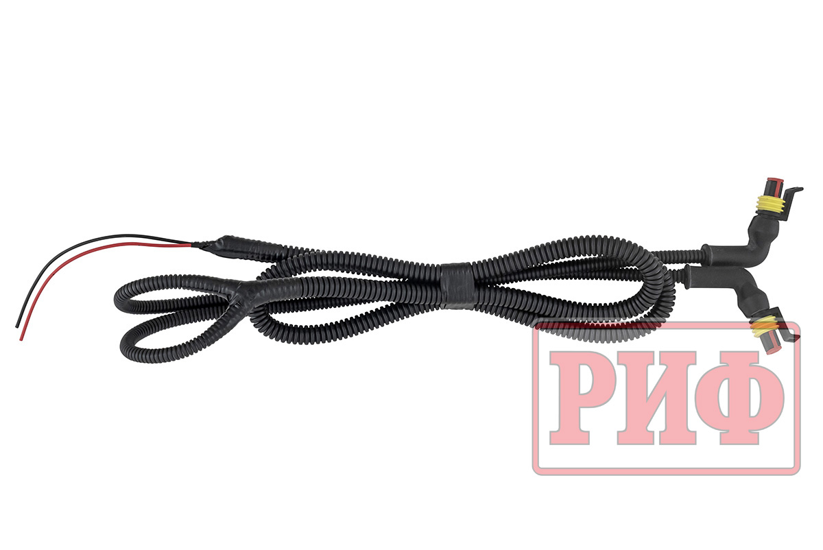 Changan Hunter / Бампер задний / Бампер РИФ силовой задний Changan Hunter Plus с квадратом под фаркоп и фонарями