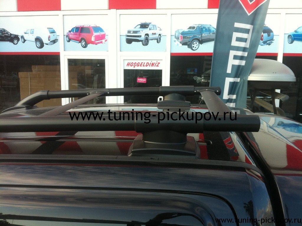 Рейлинги из алюминиевых труб Maxport Black - Volkswagen Amarok - Рейлинги  - 