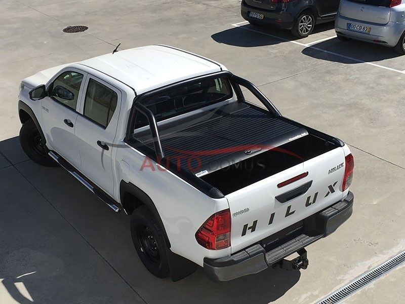 Крышка Top Roll Bar (silver / black) с дугами (silver / black) Toyota Hilux 2015-2024