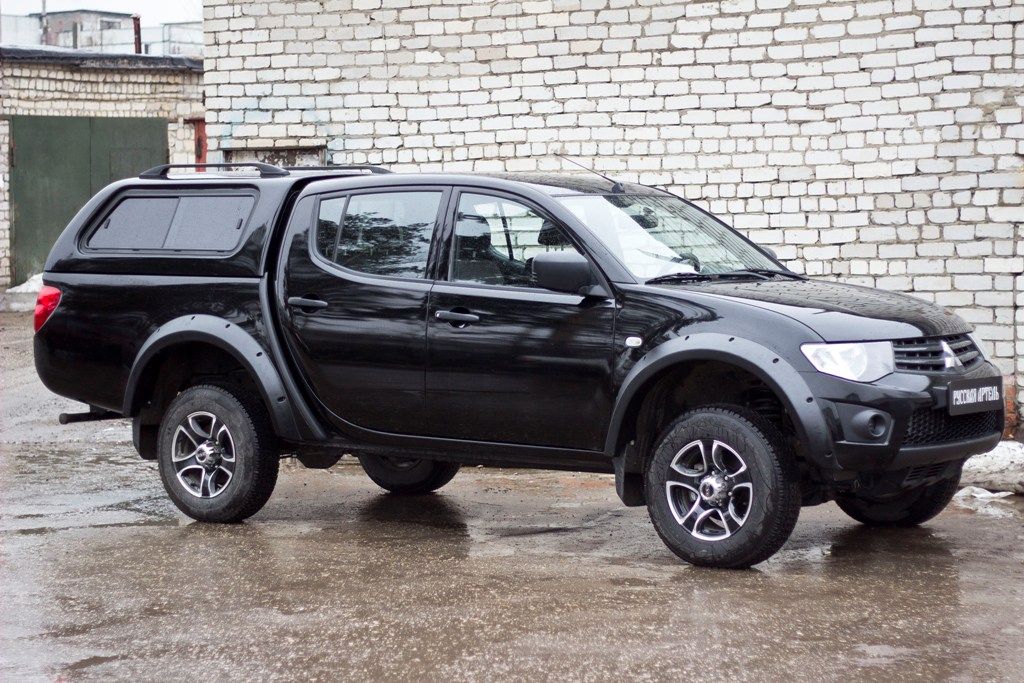 Расширители колесных арок Triton LONG (длинный кузов) - Mitsubishi L200 2006-2015 - Расширители колесных арок