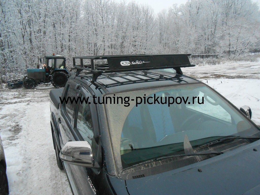 Экспедиционная корзина CRUZ SAFARI 120смх127см. - Mitsubishi L200 2006-2015 - Багажник экспедиционный - 