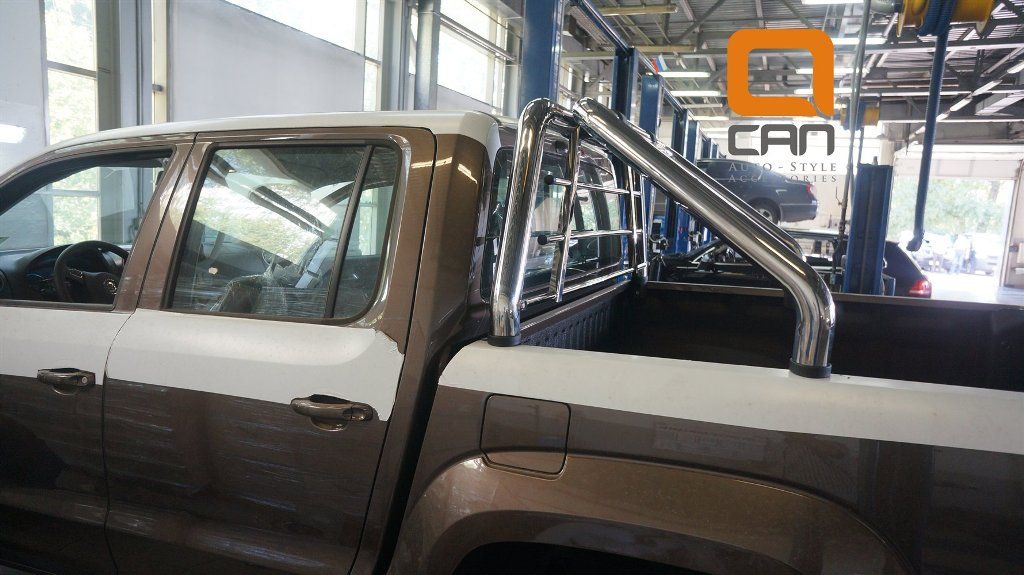 Защитная дуга кузова (с решеткой) d70 - Volkswagen Amarok - Защитные дуги