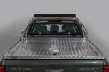 Защита кузова (для крышки) 76,1 мм со светодиодной фарой для Wingle 7 - Great Wall - Защитные дуги в кузов пикапа - Дуги для Wingle 7