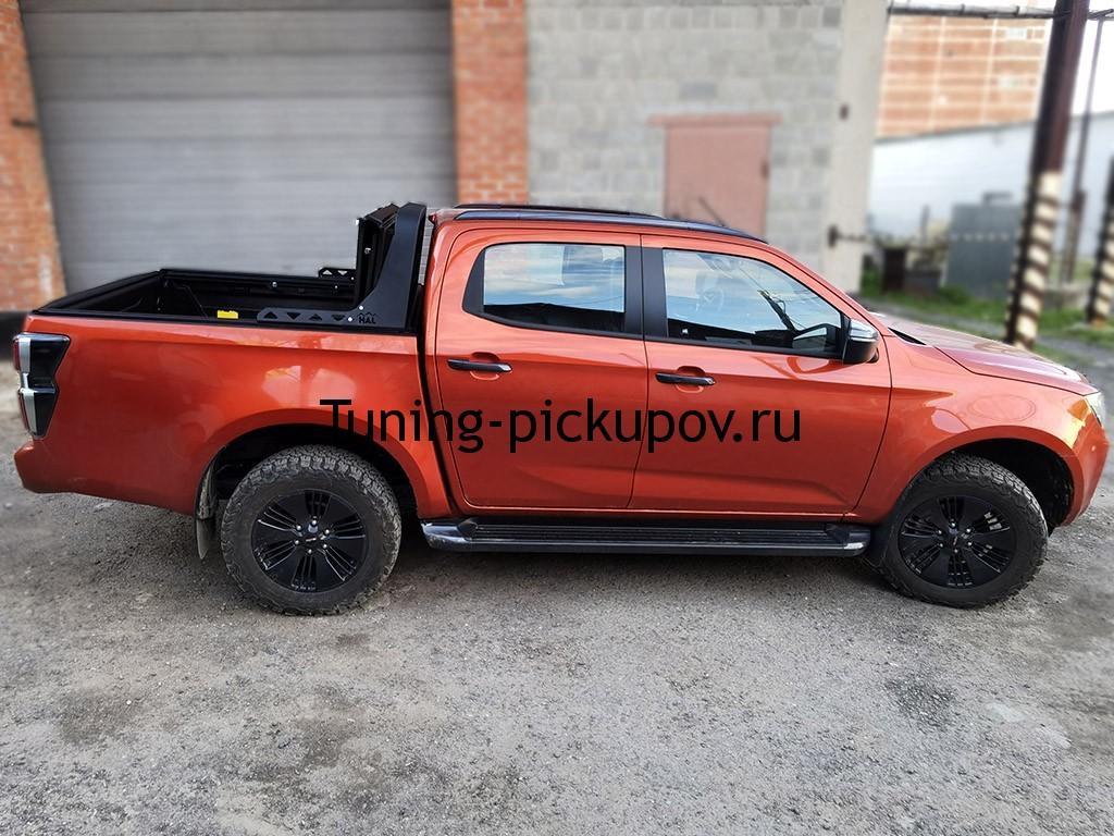 Isuzu D Max / Крышки / Дуга узкая с защитой стекла под крышку HAL для пикапа Isuzu D-Max 3 gen.