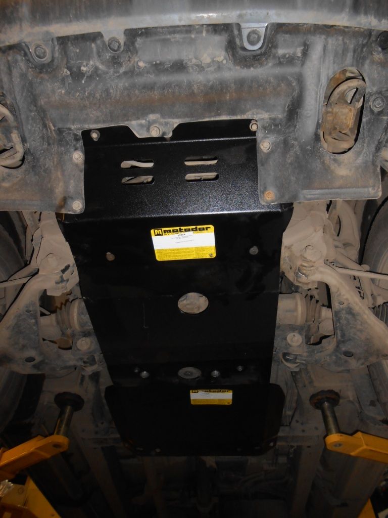 Защита картера ДВС, КП, РК - Toyota Hilux 2011-2015 - Защита ДВС, КПП