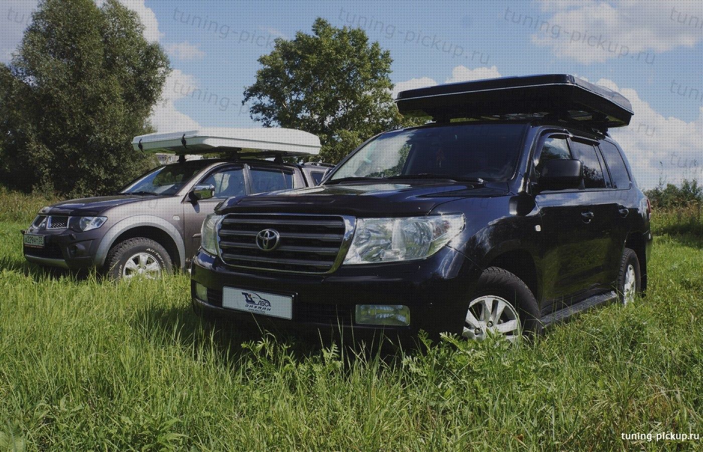 Mitsubishi / L200 2015-2024 / Палатки / Автопалатка модель 3-01 (2 входа, 1 окно)