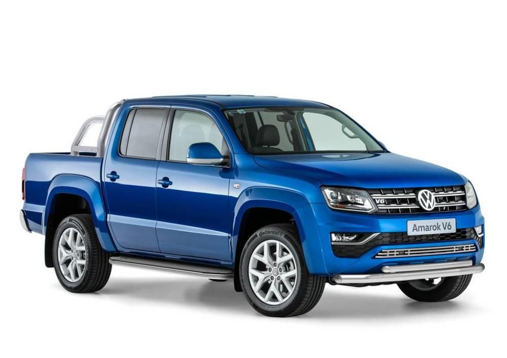 Защита переднего бампера d76+d57 - Volkswagen Amarok - Защита переднего бампера