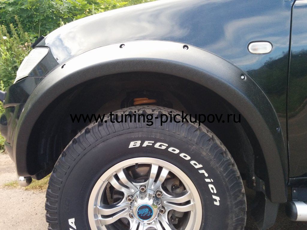 Расширители колесных арок Triton (короткий кузов) - Mitsubishi L200 2006-2015 - Расширители колесных арок