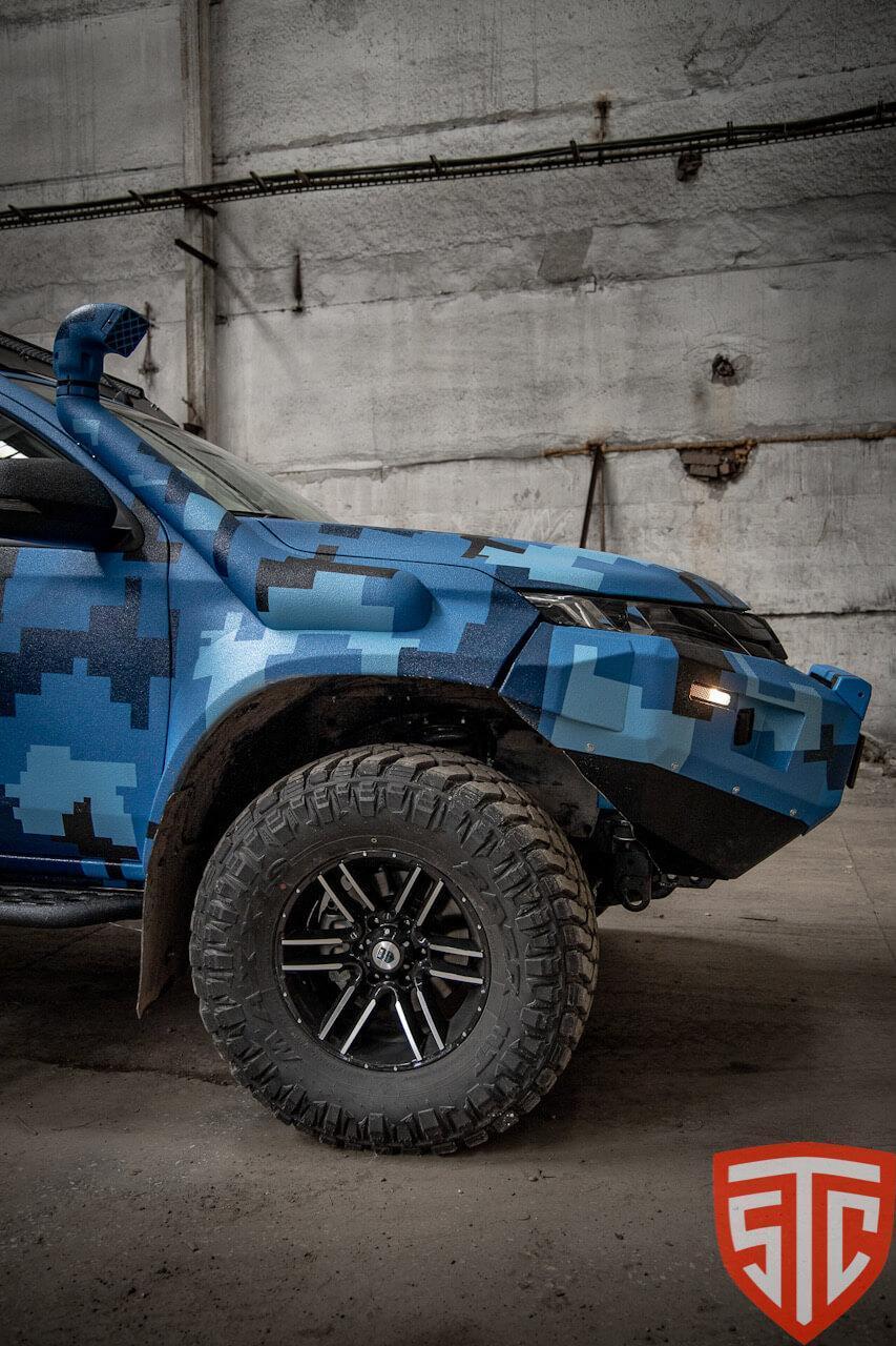 Mitsubishi / L200 2015-2024 / Бампер передний / Бампер передний усиленный + ПТФ