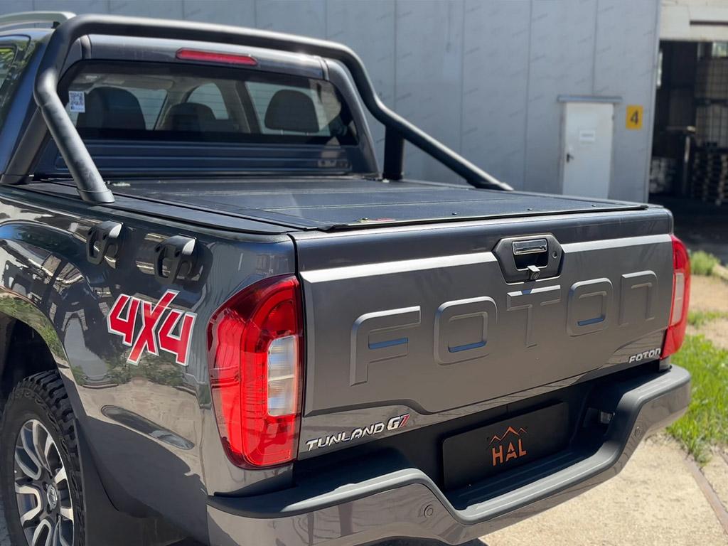 Foton / Крышки кузова / Крышка HAL 4-х секционная Foton G7 уменьшенная под дугу 4S STANDART