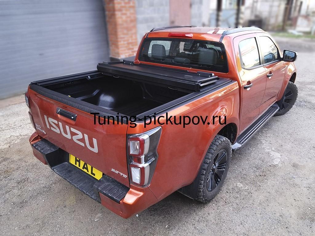 Isuzu D Max / Крышки / Крышка полностью складная секционная STANDART для пикапа Isuzu D-Max 3 gen.