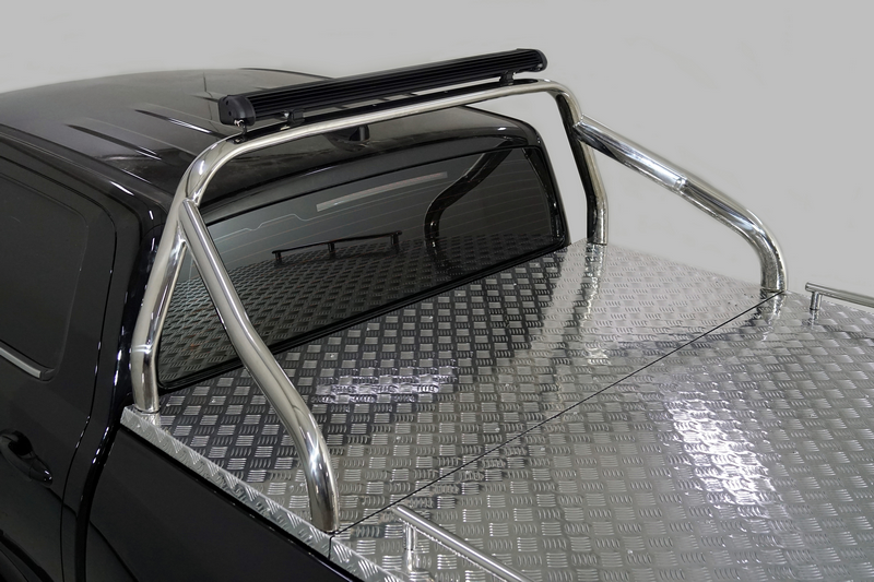 Great Wall / Poer / Дуги / Защита кузова (для крышки) 75х42 мм со светодиодной фарой для Poer