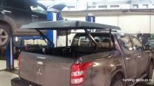 Крышка из АБС пластика (с электроприводом) - Mitsubishi L200 2015-2024 - Крышки кузова
