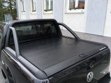 Крышка TOP ROLL (черная с черной дугой) - Volkswagen Amarok - Крышка кузова