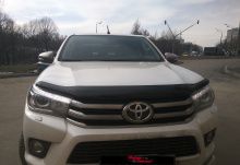 Дефлектор капота - Toyota Hilux 2015-2024 - Дефлекторы