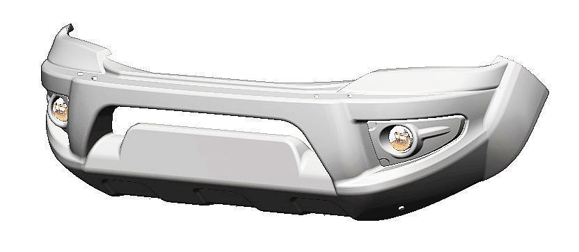 Toyota Hilux / Бампер передний / Бампер передний усилинный (КОМПОЗИТНЫЙ)