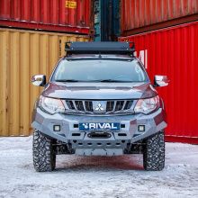 Бампер передний усиленный (кроме рестайлинга) - Mitsubishi L200 2015-2024 - Бампер передний