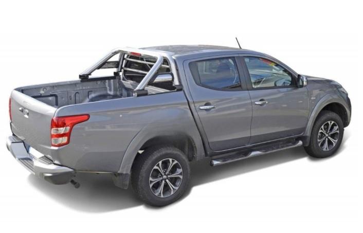 Mitsubishi / L200 2015-2024 / Защитные дуги в кузов / Дуга защитная (m2-silver)