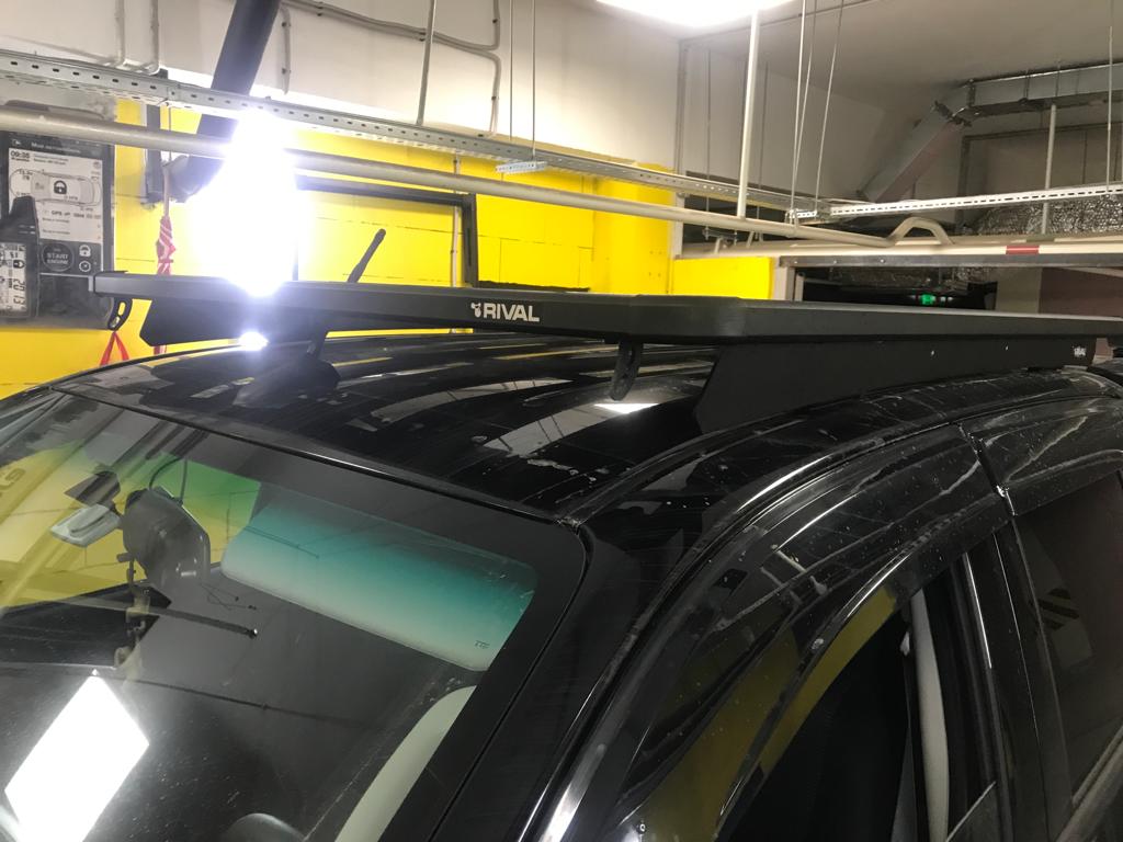 Toyota Hilux / Багажник экспедиционный / Багажник алюминиевый (платформа с креплением) 1235×1430