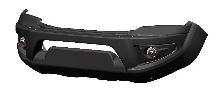 Toyota Hilux / Бампер передний / Бампер передний усилинный (КОМПОЗИТНЫЙ)