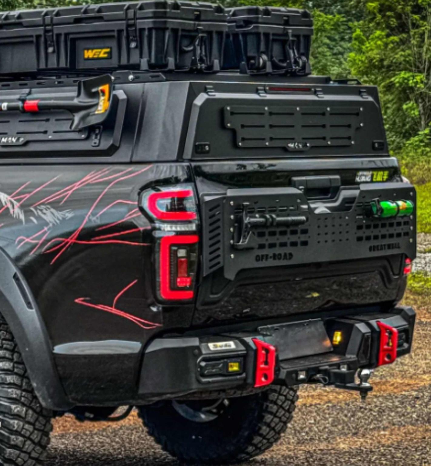 Great Wall / Poer / Бампер задний / Задний бампер силовой