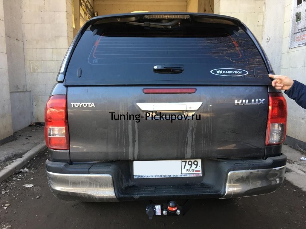 Фаркоп крюк тип F без электрики - Toyota Hilux 2015-2024 - Фаркоп - 