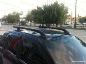 Рейлинги из алюминиевых труб Maxport Black - Toyota Hilux 2011-2015 - Багажник на крышу
