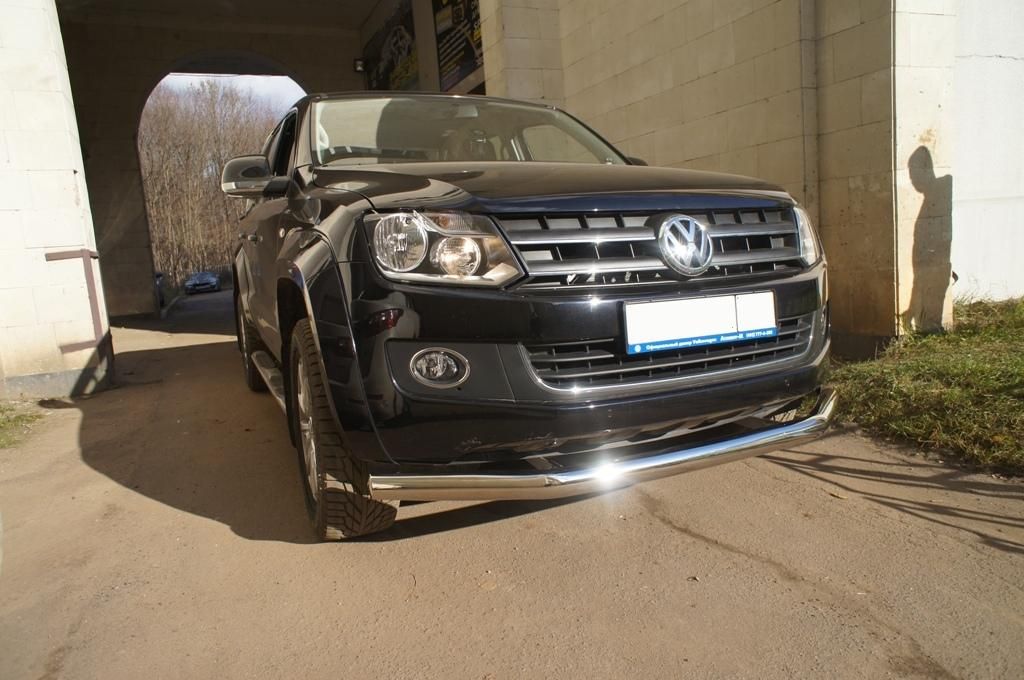 Защита переднего бампера ST008 TETRI - Volkswagen Amarok - Защита переднего бампера