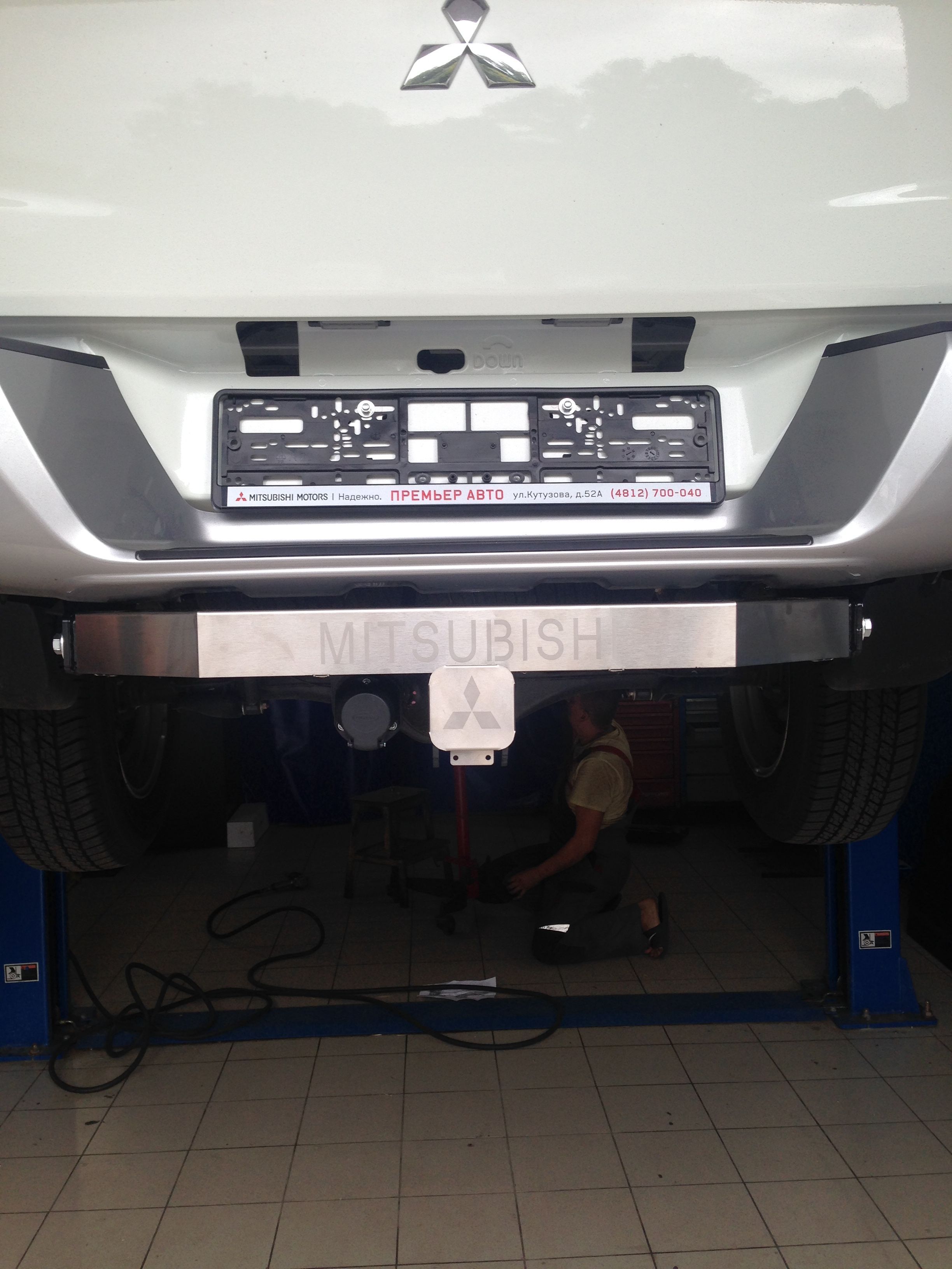 Mitsubishi / L200 2015-2024 / Фаркоп / Фаркоп (с бампером)