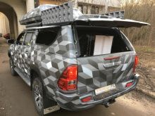 Кунг 3 двери - Toyota Hilux 2015-2024 - Кунги