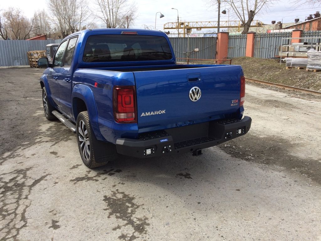 Бампер задний алюминиевый - Volkswagen Amarok - Бампер задний