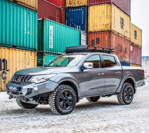 Mitsubishi / L200 2015-2024 / Бампер передний / Бампер передний усиленный (кроме рестайлинга)