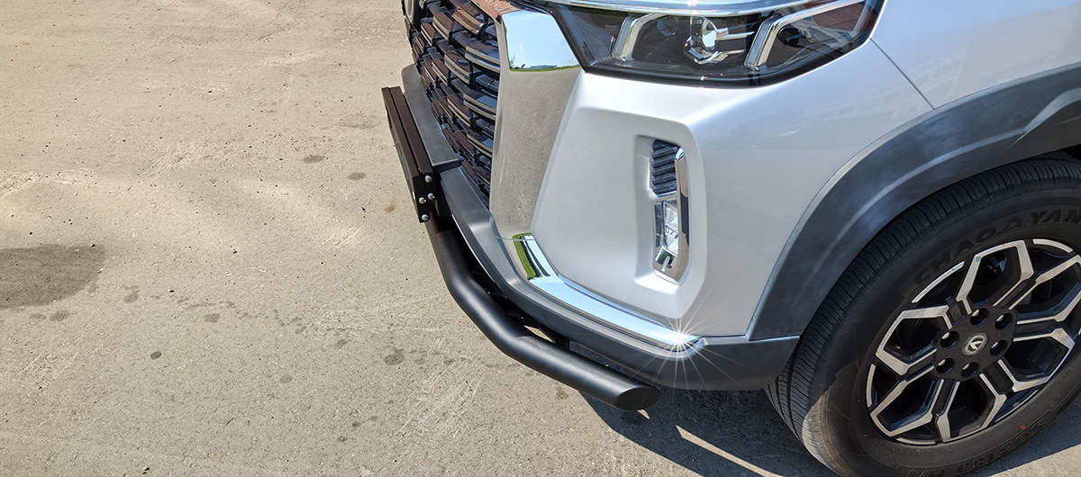 Changan Hunter / Бампер передний / Бампер РИФ силовой передний/защита штатного бампера Changan Hunter Plus c защитой радиатора (устанавливается только с площадкой RIFF70-30000)