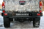 Бампер задний усиленный НИИС - Mitsubishi L200 2006-2015 - Бампер задний усиленный - 