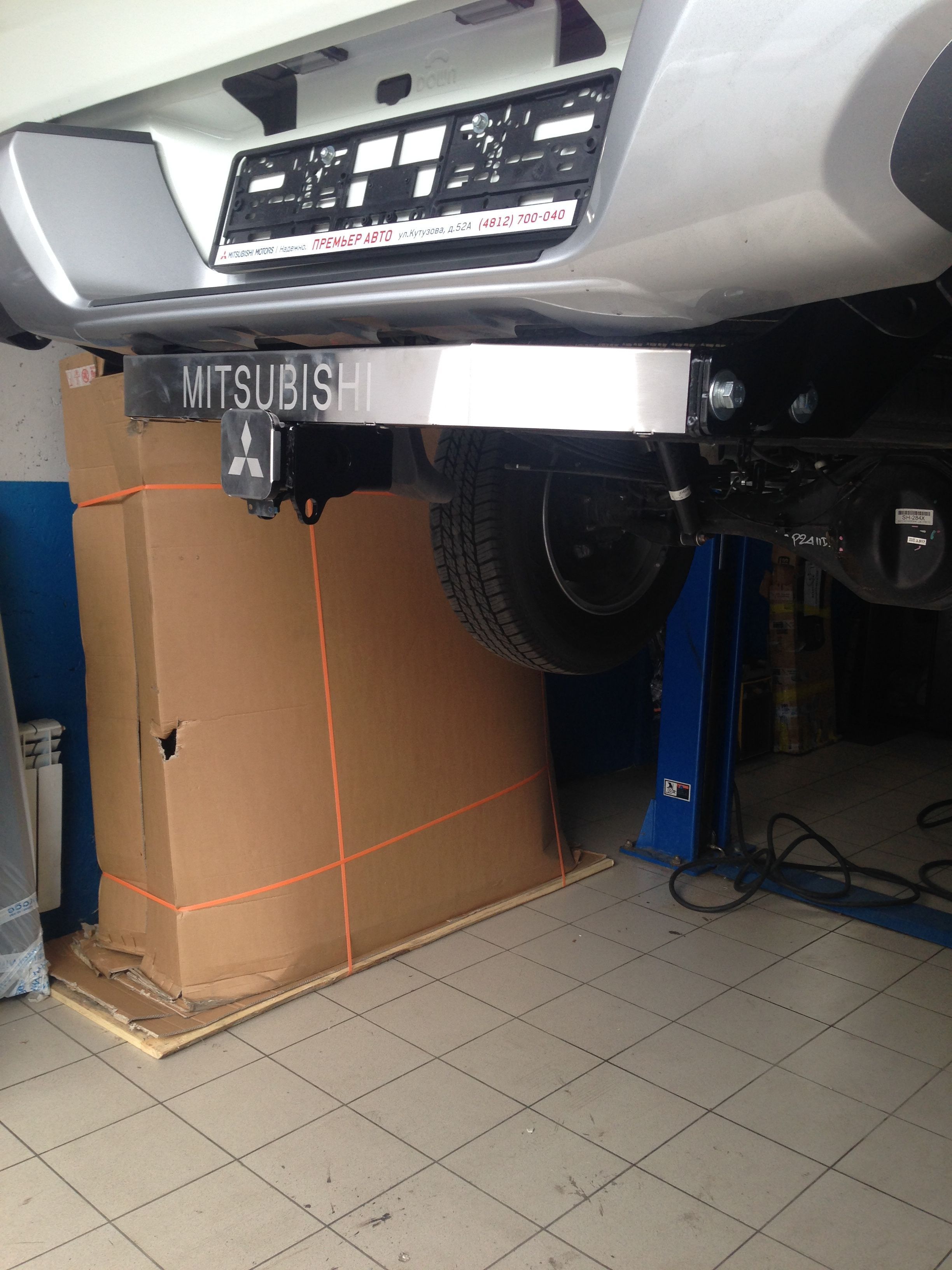 Mitsubishi / L200 2015-2024 / Фаркоп / Фаркоп (с бампером)