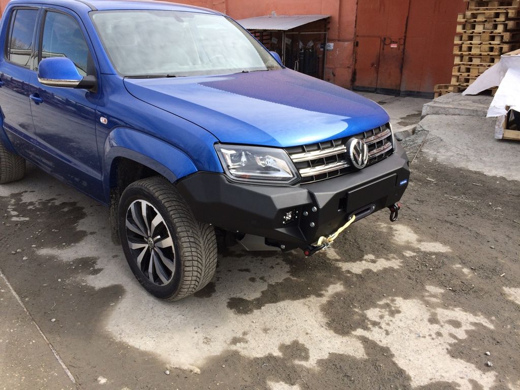Бампер передний алюминевый - Volkswagen Amarok - Бампер передний
