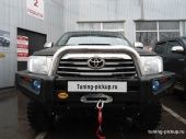 Бампер передний усиленный PIAK сахара люкс - Toyota Hilux 2011-2015 - Бампер передний
