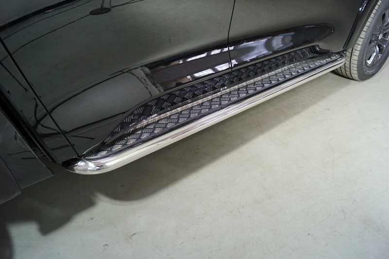 Great Wall / Poer / Пороги / Пороги с площадкой 60,3 мм для Poer