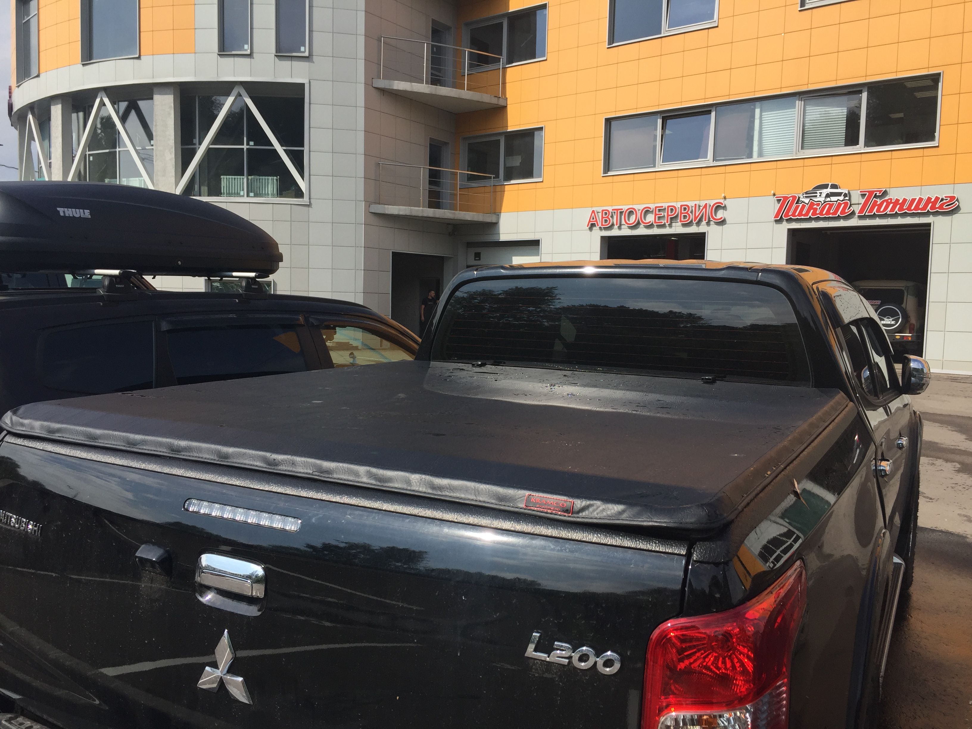 Mitsubishi / L200 2015-2024 / Тент усиленный / Тент трехсекционный, виниловый