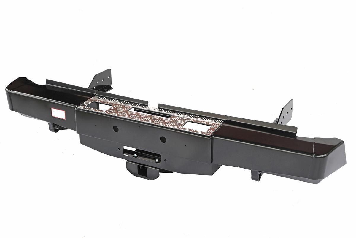 Mitsubishi / L200 2015-2024 / Бампер задний / Бампер задний с площадкой под лебёдку и квадратом под фаркоп