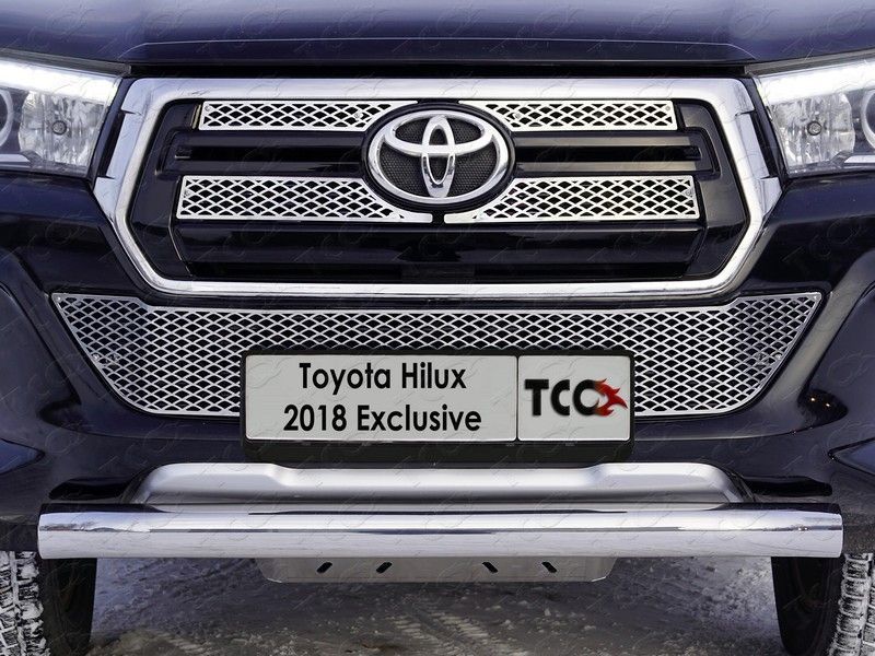 Toyota Hilux / Защита переднего бампера / Защита переднего бампера d76мм.