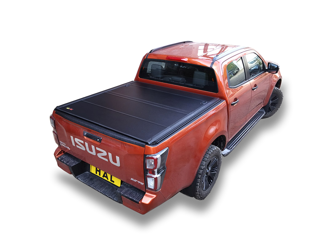Isuzu D Max / Крышки / Крышка полностью складная секционная PRO для пикапа Isuzu D-Max 3 gen.