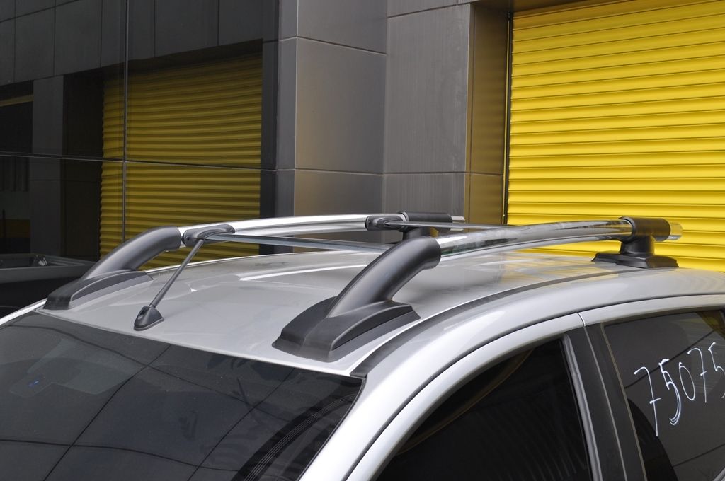 Mitsubishi / L200 2015-2024 / Рейлинги / Рейлинги из алюминиевых труб Maxport Black/Chrome