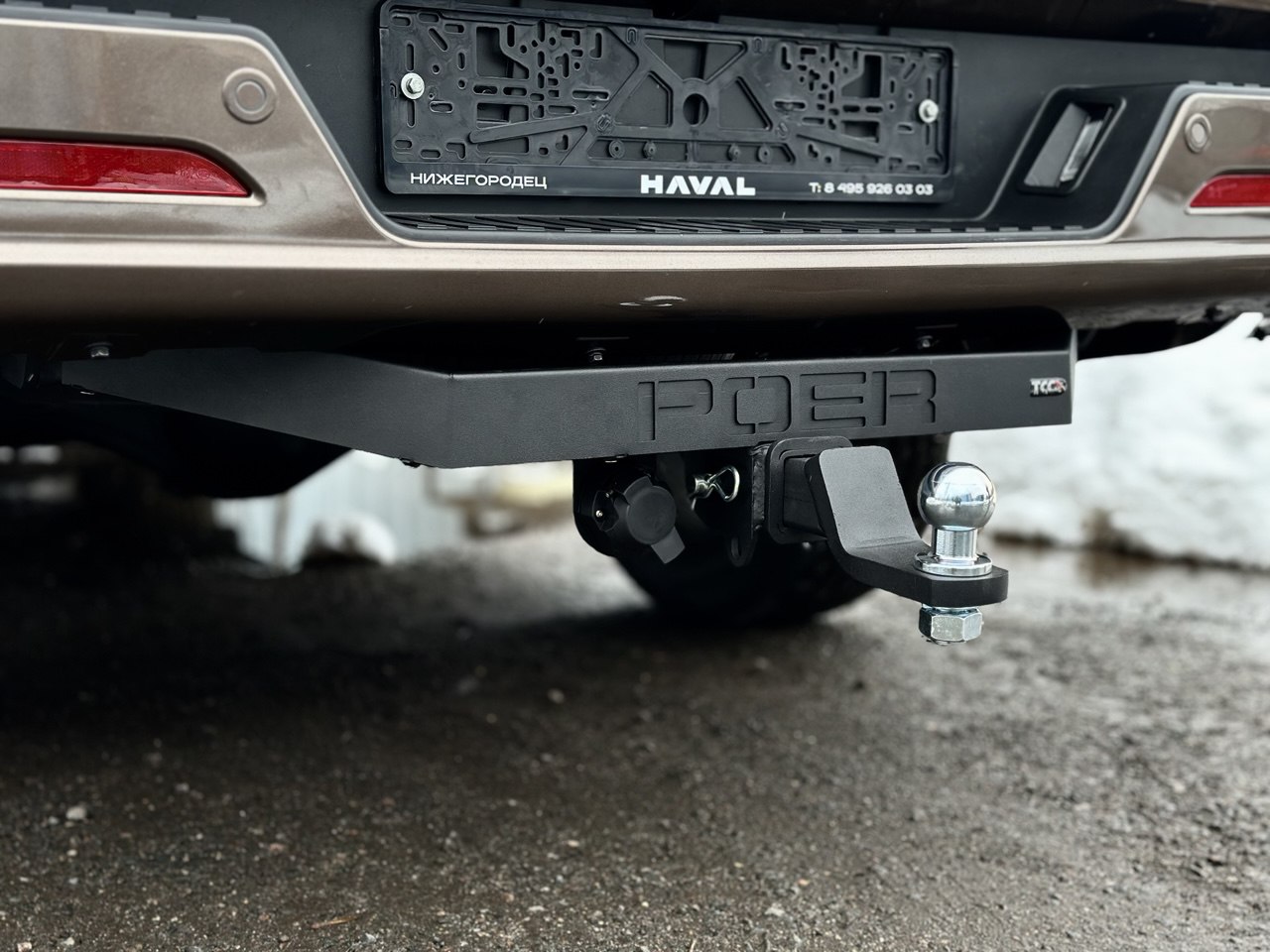 Great Wall / Poer / Фаркоп / Фаркоп для GW Poer (черный)