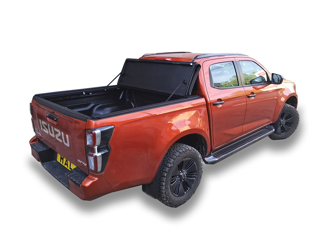 Isuzu D Max / Крышки / Крышка полностью складная секционная PRO для пикапа Isuzu D-Max 3 gen.