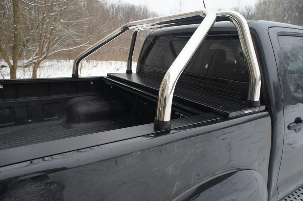 Алюминиевая крышка с дугой Rollback/Rollbar  - Toyota Hilux 2011-2015 - Крышки кузова - 