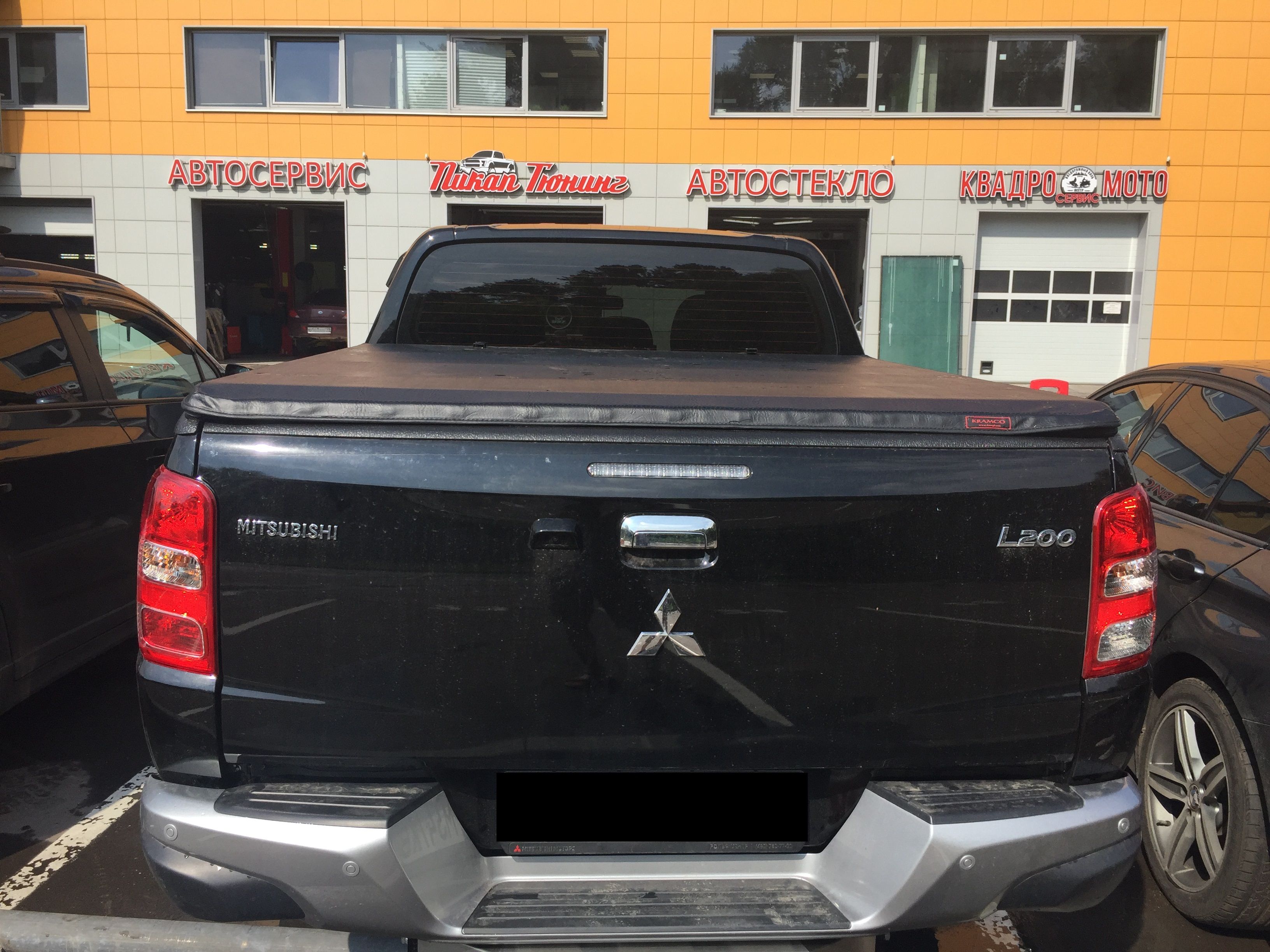 Тент трехсекционный, виниловый - Mitsubishi L200 2015-2024 - Тент усиленный