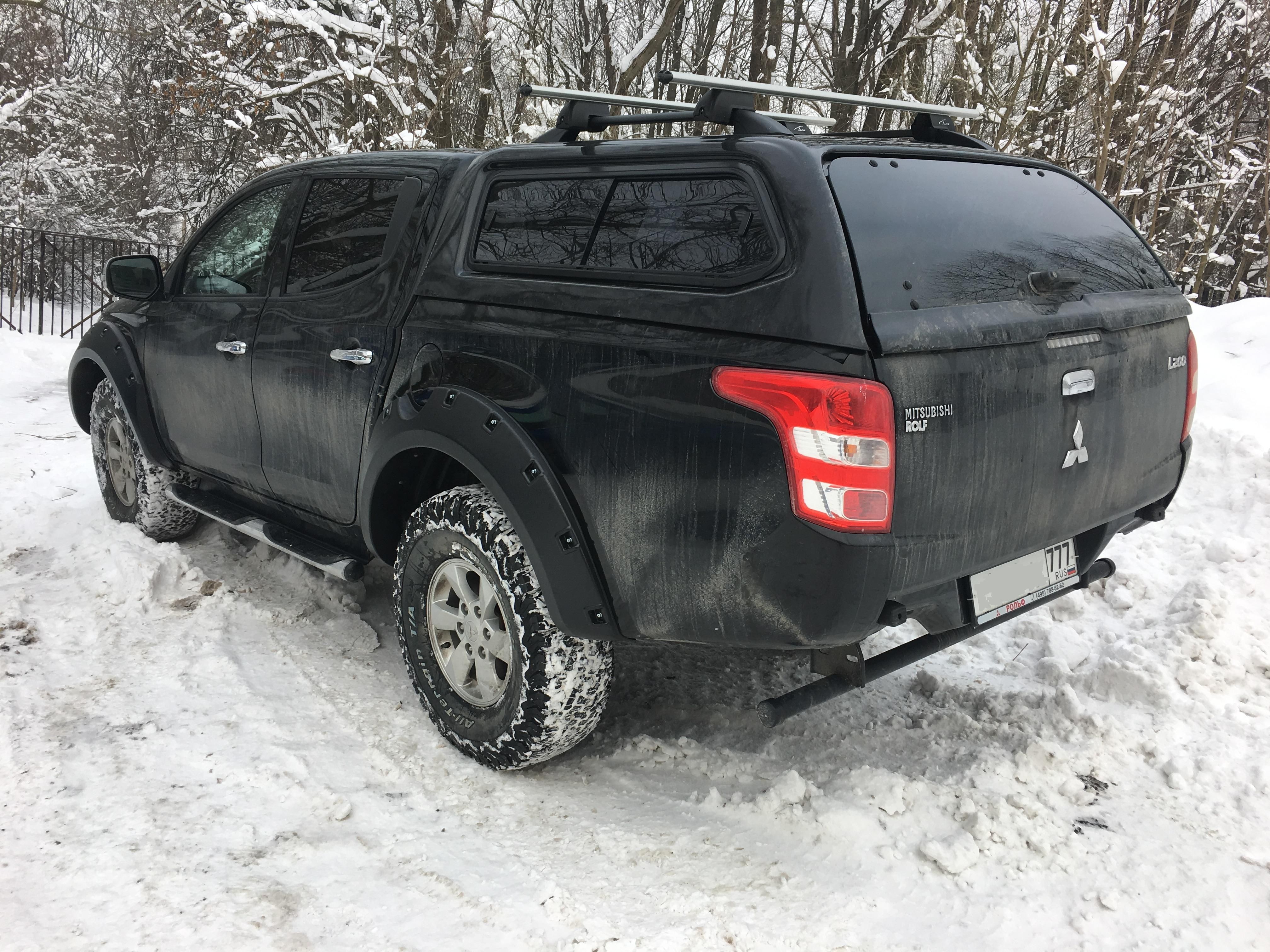 Расширители колёсных арок (вынос 60 мм) - Mitsubishi L200 2015-2024 - Расширители колесных арок