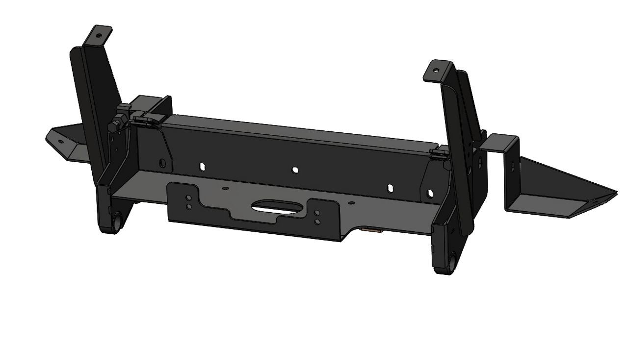 Mitsubishi / L200 2015-2024 / Бампер передний / Бампер передний усиленный с площадкой под лебедку (2015-2018)