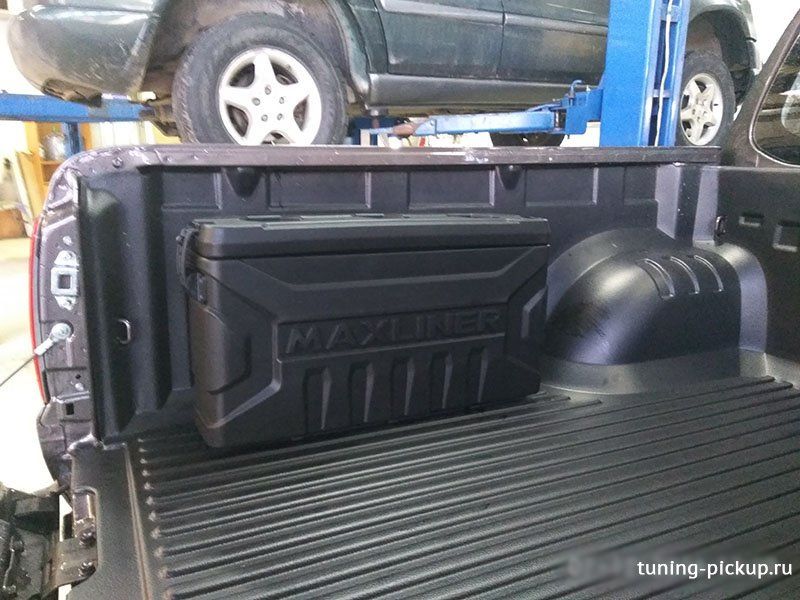 Боковой бокс в кузов - Toyota Hilux 2015-2024 - Ящик в кузов
